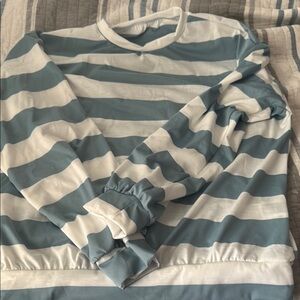 Striped Blue and White Women’s shirt